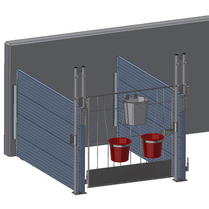 Plastvasikaboks Calf-House betoonseinale