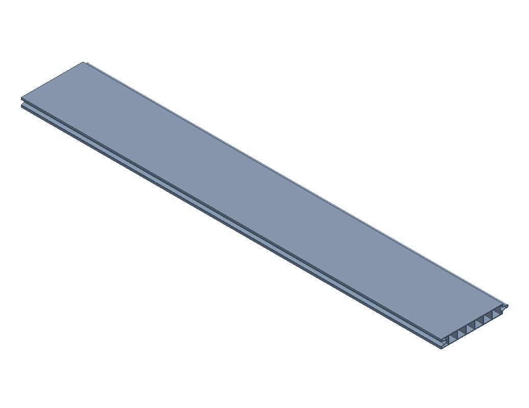 Plastprofiil CB Beta 250 x 35 mm (keele ja soonega) JM