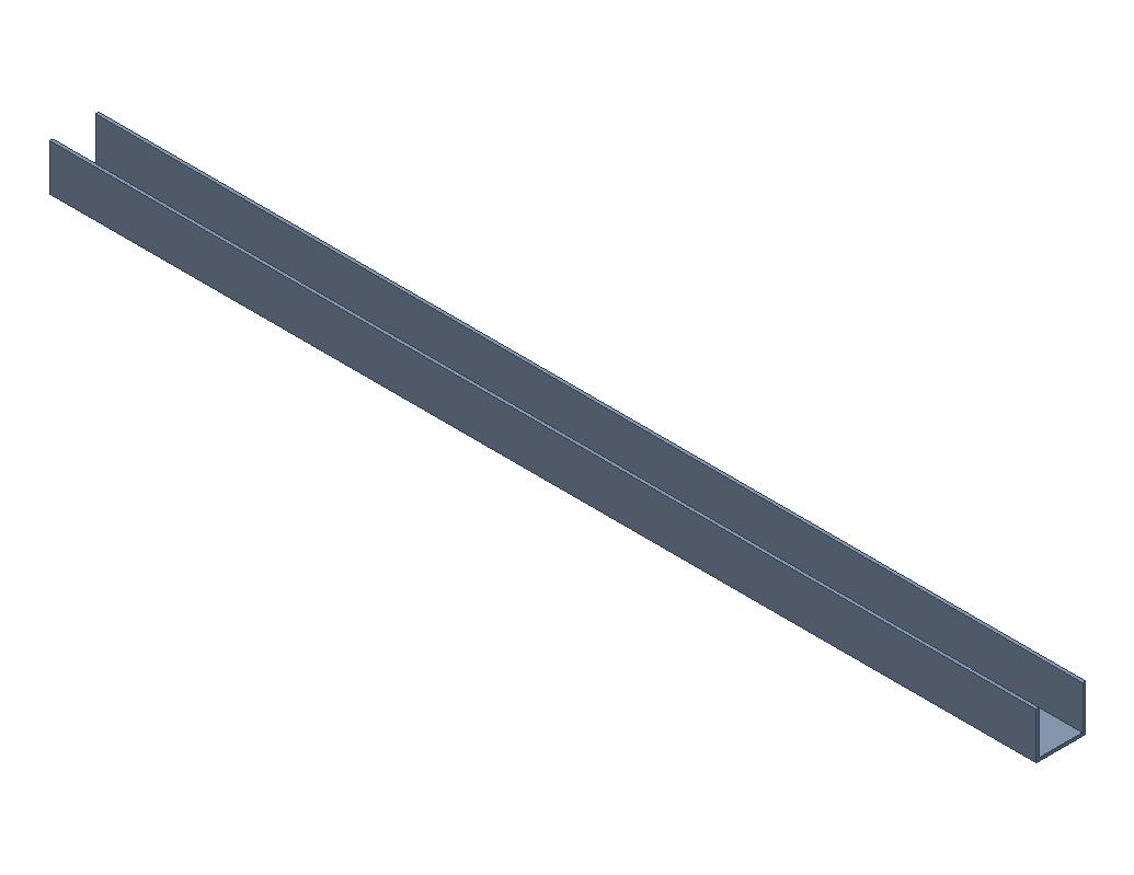Plast U-profiil CB 35 mm JM