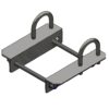 Söödalavaklamber 140 x 140 mm postile -2tollisele torule (alumine kahepoolne)