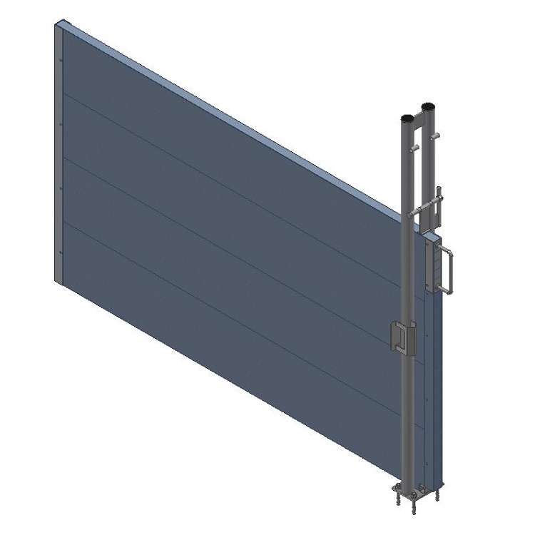 Plastvasikaboksi vaheseina (1000 x 1700 mm) komplekt plasttagaseinale