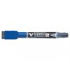 Tahvlimarker 1,3-3,5mm ümar ots, kustutajaga- magnetiga, sinine