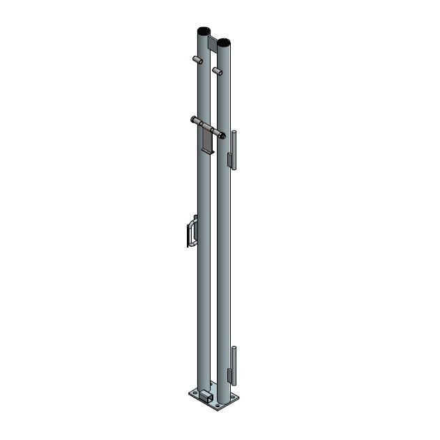 Plastvasikaboksi esipost (Zn) L=1410 mm