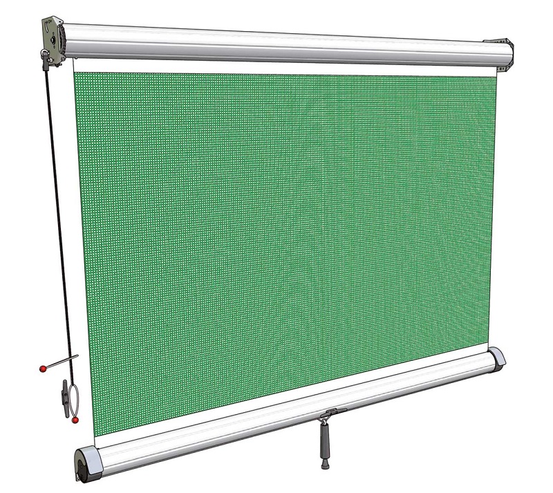Rollerscreen Standard M75 materjal