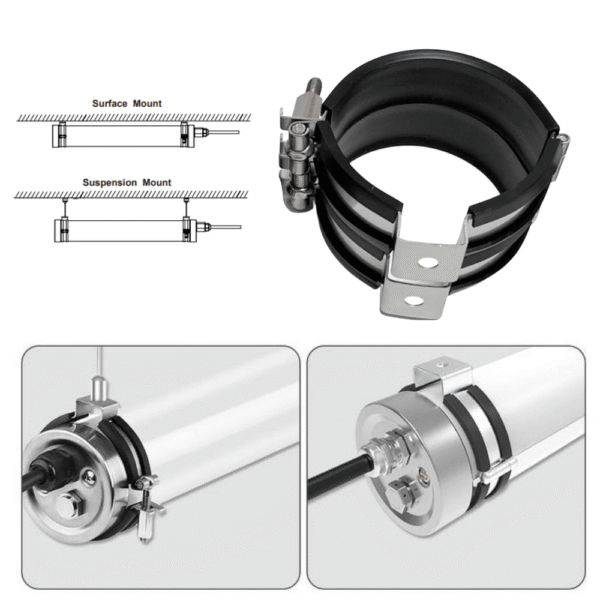 Led-Triproof 8 LED valgusti – torulamp 60 W / 150 lm, IP69K